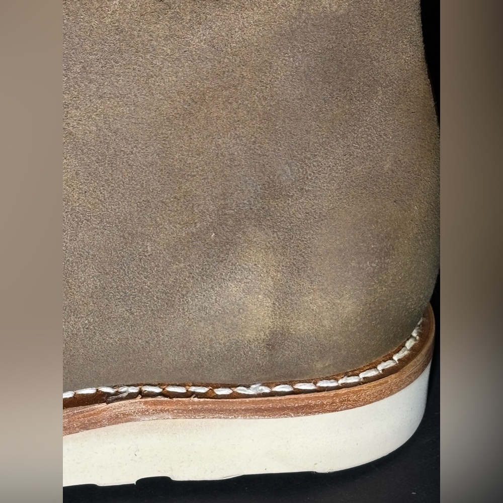 NWT Thursday Boot Company Scouts, Tan Suede Chukka Boots with Brown Laces - Picture 14 of 16